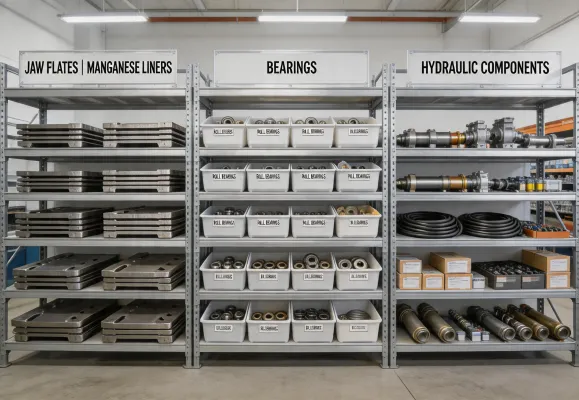 TerraForce spare parts warehouse